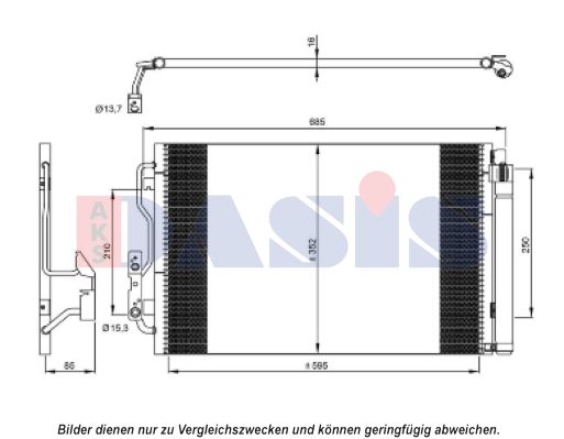 AKS DASIS kondensatorius, oro kondicionierius 052022N